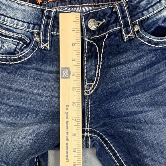 Rock Revival Buckle Blake Straight Jeans Womens 30 Low Rise - Picture 10 of 16